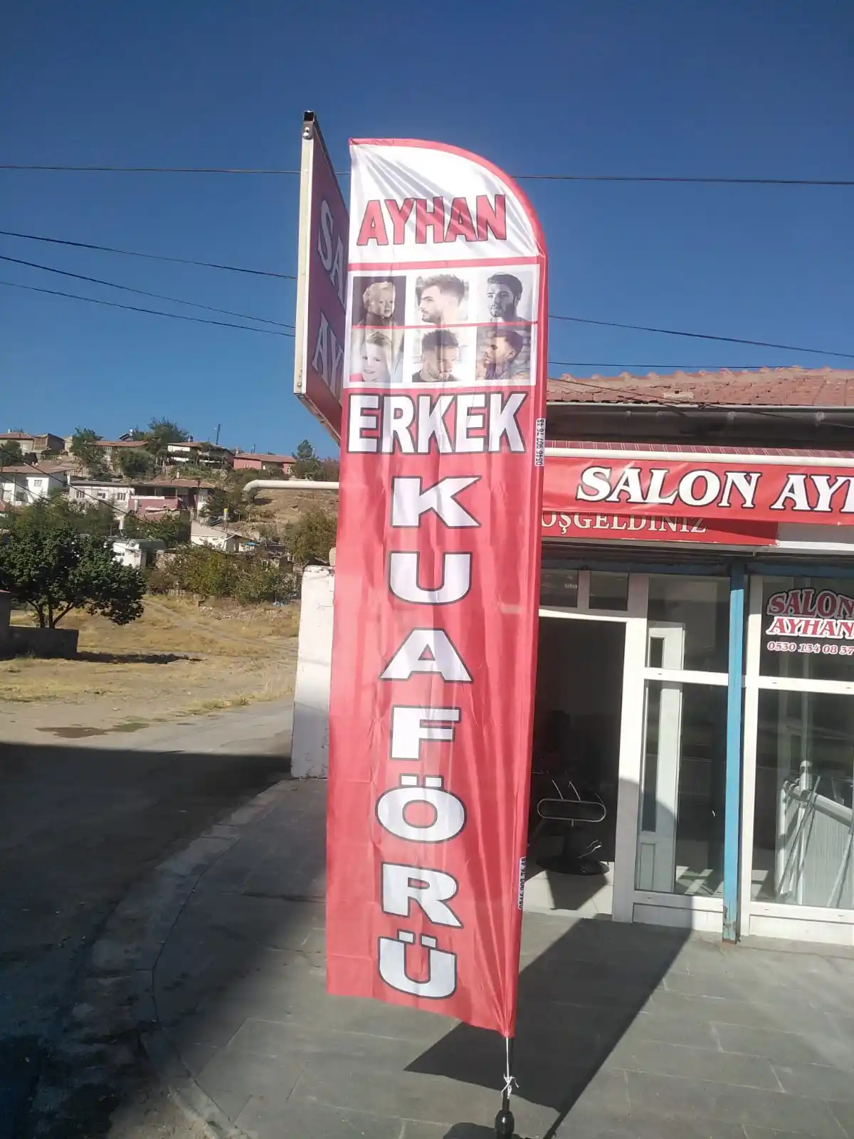 Erkek Kuaförü Olta Bayrağı-14