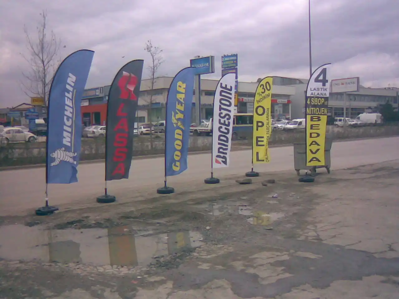 Oto Lastikçi Olta Bayrağı-22