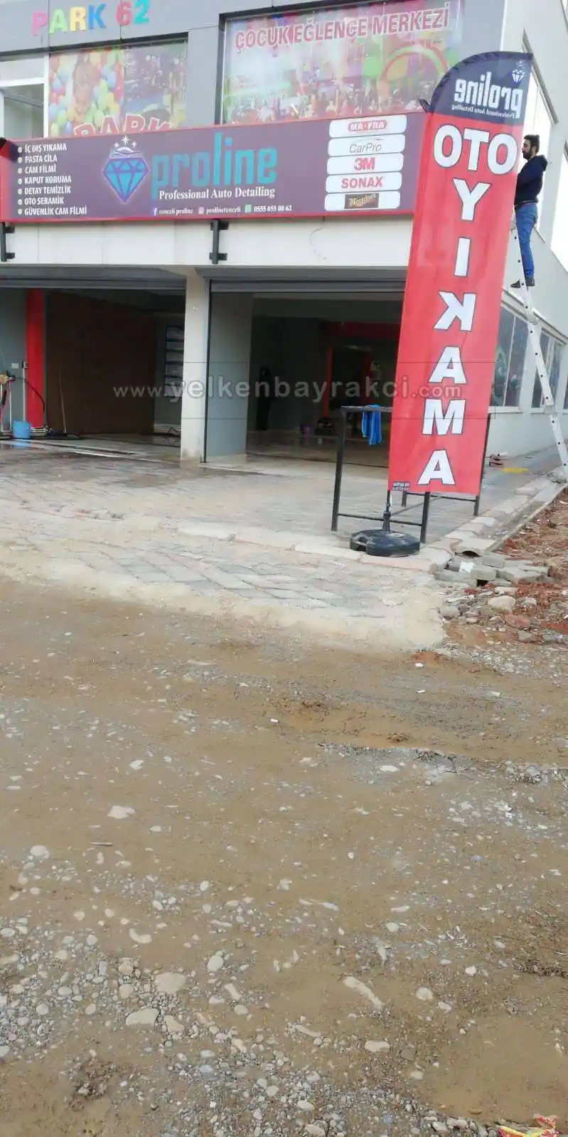 Oto Yıkama Olta Bayrağı-17